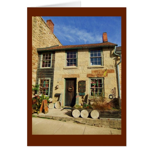 Prairie Oak Artican Facade met bruine grens (Voorkant)