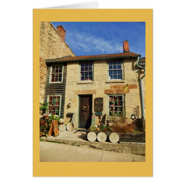 Prairie Oak Artican Facade met Goldenrod Border (Voorkant)