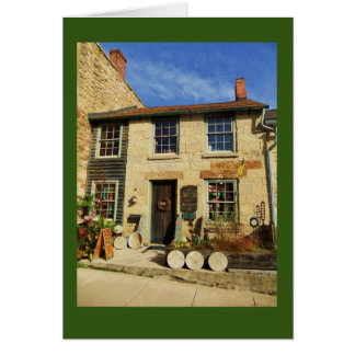 Prairie Oak Artican Facade met groene grens