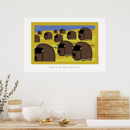 prairie poster (Keuken)