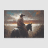 Prairie Rijder Decoupage Tissuepapier (Voorkant)
