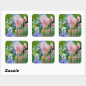 Prairie rokerwild in de Aspen Grove 2 Vierkante Sticker (Vel)