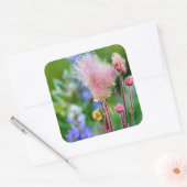 Prairie rokerwild in de Aspen Grove 2 Vierkante Sticker (Envelop)