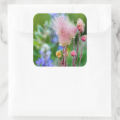 Prairie rokerwild in de Aspen Grove 2 Vierkante Sticker (Tas)