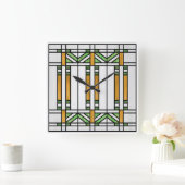 Prairie School Style Interpretation No. 4 Vierkante Klok (Huis)