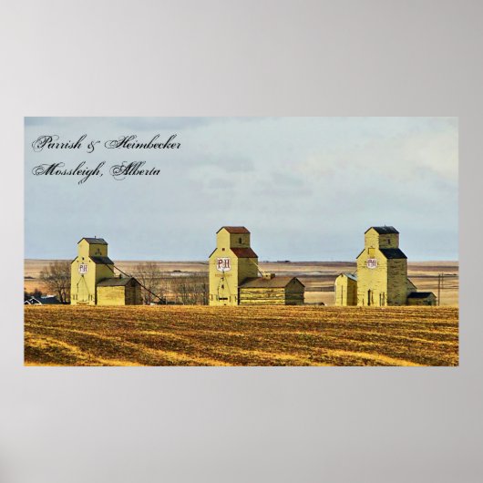 Prairie Sentinels Mossleigh Alberta Poster (Voorkant)