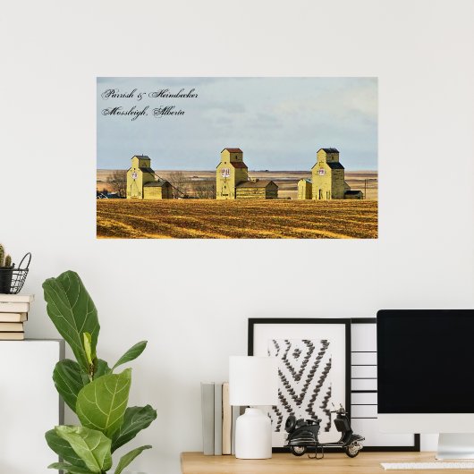 Prairie Sentinels Mossleigh Alberta Poster (Thuiskantoor)