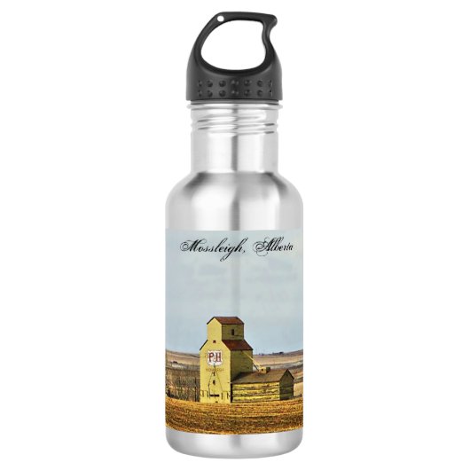Prairie Sentinels Mossleigh Alberta Water Bottle Waterfles (Voorkant)