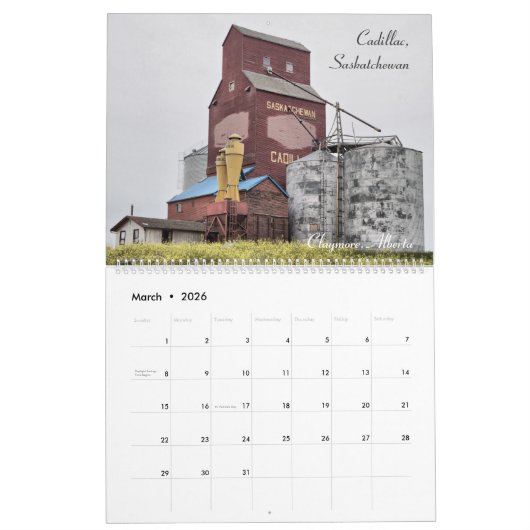 Prairie Sentinels uit het verleden, editie 2019 Kalender (Mar 2026)