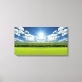 Prairie sky landschap 20 Stretched Canvas Print (Voorkant)