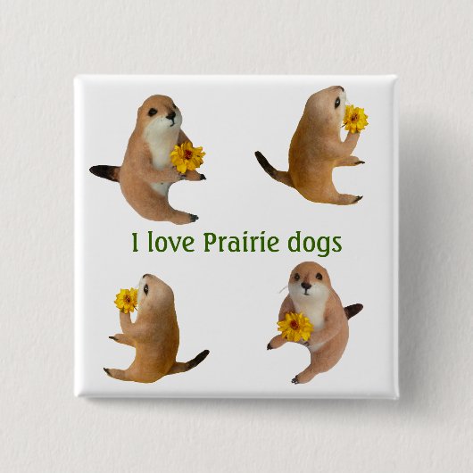 prairie speelgoed vierkante button 5,1 cm (Voorkant)