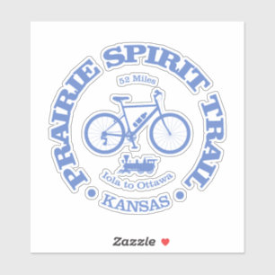 Prairie Spirit Trail (fietsen) Sticker