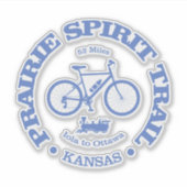 Prairie Spirit Trail (fietsen) Sticker (Voorkant)