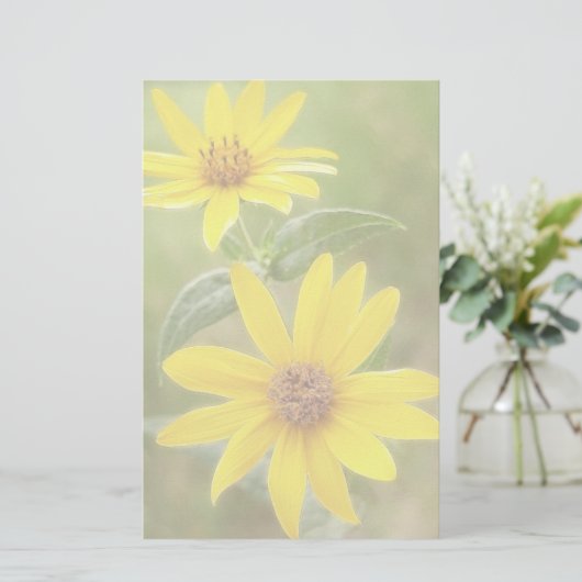 Prairie Sunflower - Helianthus maximilianii Briefpapier (Staand voorkant)