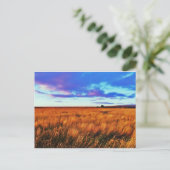 Prairie Sunset Briefkaart (Staand voorkant)