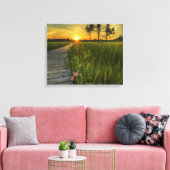 Prairie Sunset Canvas Afdruk (Insitu (Woonkamer))