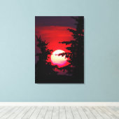 Prairie Sunset Canvas Afdruk (Insitu (Houten vloer))