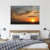 Prairie Sunset Canvas Afdruk (Insitu (Slaapkamer))