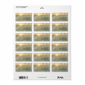 Prairie Sunset Etiket (Full Sheet)