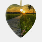 Prairie Sunset Keramisch Ornament (Rechts)