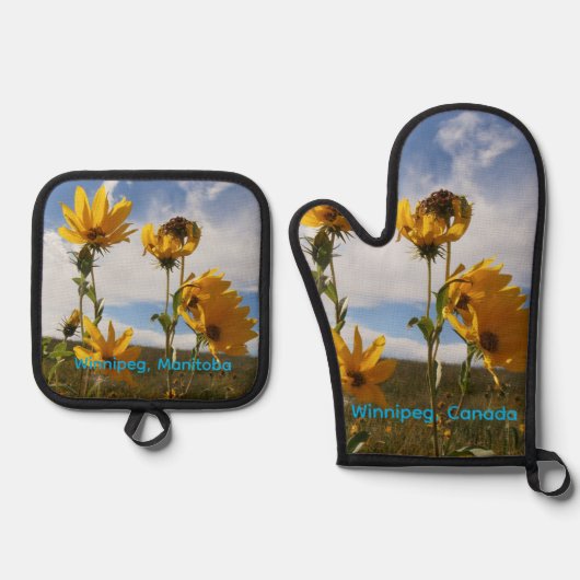 Prairie Sunset Ovenwant & Pannenlap Set (Voorkant)