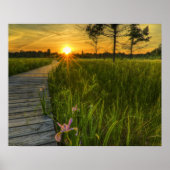 Prairie Sunset Poster (Voorkant)