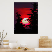 Prairie Sunset Poster (Keuken)