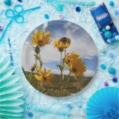 Prairie Sunset round paper plate Papieren Bordje (Feest)