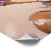 Prairie Thistle: Cowgirl kunst aan de muur Perfect Poster (Hoek)