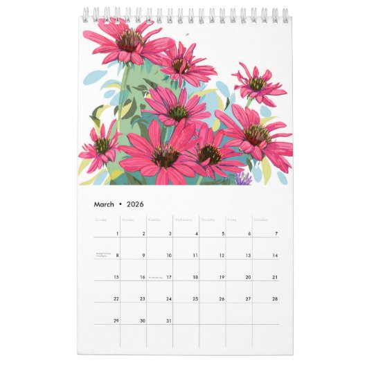 Prairie Tuin 2024 Kalender (Mar 2026)