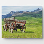 Prairie Wagon Trail's End Photo Plaque Fotoplaat (Voorkant)