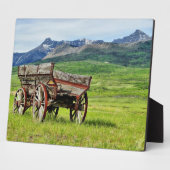 Prairie Wagon Trail's End Photo Plaque Fotoplaat (Zijkant)