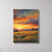 Prairie Waterverf Canvas Muurkunst (Voorkant)