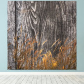 Prairie Wheat on Barn Board Canvas Afdruk (Insitu (Houten vloer))
