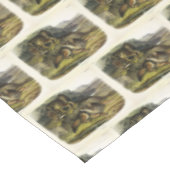 Prairie Wolf (Coyote) van Audubon's Quadrupeds Tafelkleed (Gekanteld)