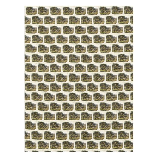 Prairie Wolf (Coyote) van Audubon's Quadrupeds Tafelkleed (Voorkant)