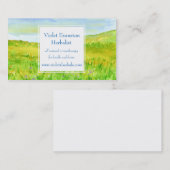 Prairiegras Wildflower Meadow Herbal Visitekaartje (Voorkant / Achterkant)