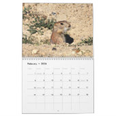 Prairiehond 2026 12 maanden Kalender (Feb 2026)