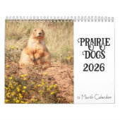 Prairiehond 2026 12 maanden Kalender (Hoes)