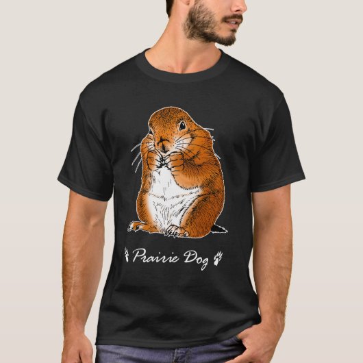 prairiehond die staat t-shirt (Voorkant)