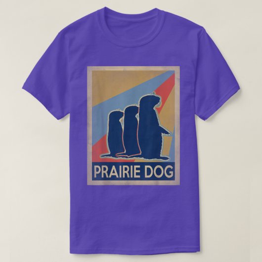  prairiehond t-shirt (Design voorkant)