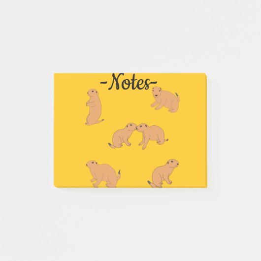 Prairiehonden Post-it® Notes (Voorkant)