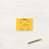 Prairiehonden Post-it® Notes (Op bureau)