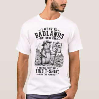 Prairiehonden van Badlands National Park T-shirt