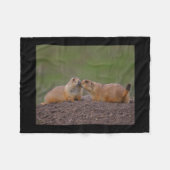 prairiehonkzoen fleece deken (Voorkant (Horizontaal))