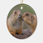 prairiehonkzoen keramisch ornament (Links)