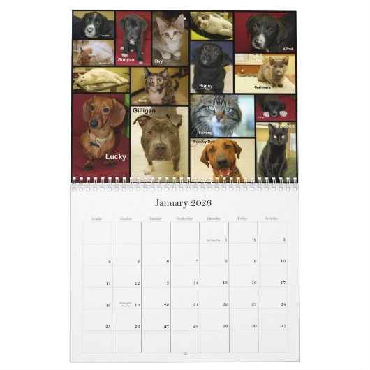 Prairie's Edge Humane Society 2012 Large Kalender (Jan 2026)