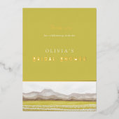 Prairies in Bloom Vrijgezellenfeest - Hartelijk da Folie Uitnodiging (Voorkant)