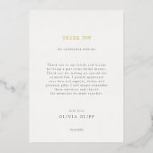 Prairies in Bloom Vrijgezellenfeest - Hartelijk da Folie Uitnodiging (Achterkant)