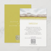 Prairies in Bloom Wedding Details Informatiekaartje (Voorkant / Achterkant)